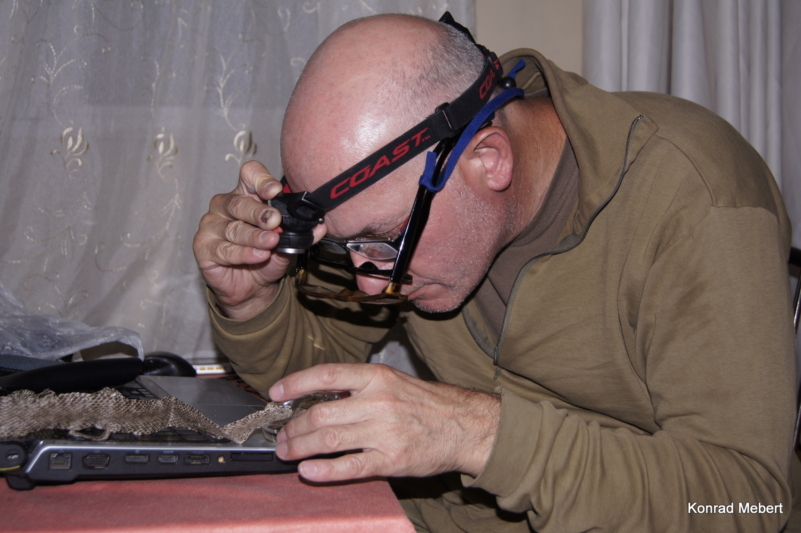 Triple glasses for close up inspeciton in a hotel room, eastern Turkiye